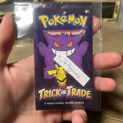 2022, Pokemon, Trick Or Trade, Halloween 3 Card Pack 5.74 Grams - Image 1