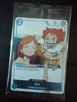 Girl (OP14 Release Event Winner) P-096 One Piece Promotion Cards Foil - Image 1