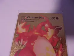 Charizard VMAX 020/189 Gold Metal Card Pokemon HP 330 NM/M, In Sleeve - Image 3
