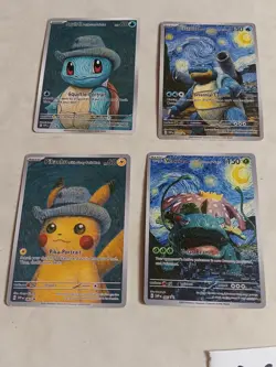 8 Pokemon x Van Gogh Black Star Promo ACG Art Card - read description - Image 2