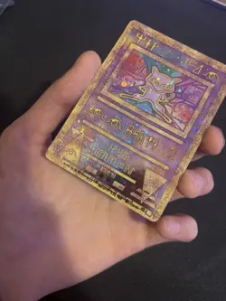 Ancient Mew Pokemon Movie Promo Card Holo 2000 NM w/ swirl - Image 3
