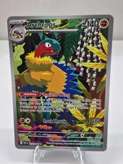 Pokemon Card TCG Archeops 132/086 White Flare WHT Illustration Rare Full Art - Image 1