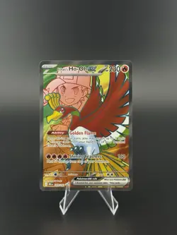 Pokemon TCG Ethan's Ho-Oh EX 209/182 S&V Destined Rivals Ultra Rare Holo Card - Image 1