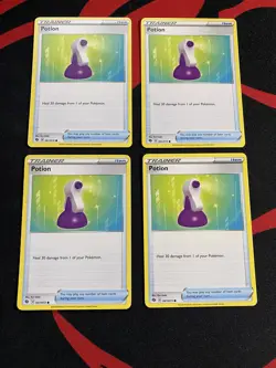 Pokemon Cards 4x Potion 061/073 Playset Champion's Path NM/M - Image 1