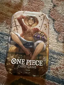 Bandai Namco One Piece Card Game Tin Pack Set Vol.2 Monkey D. Luffy lot of 4 - Image 2