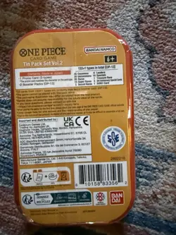 Bandai Namco One Piece Card Game Tin Pack Set Vol.2 Monkey D. Luffy lot of 4 - Image 3