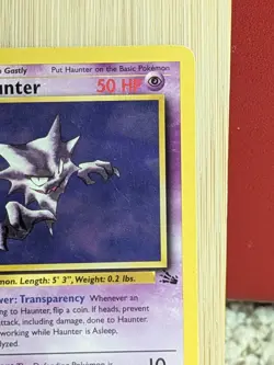 HAUNTER - 21/62 - 1st Edition Fossil - Rare - Pokemon Card - Vintage Wotc - Image 4