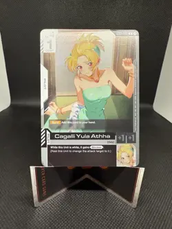 Bandai Gundam Card Game Cagalli Yula Athha Pilot R GD01-096 REGIONAL - Image 1