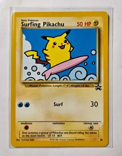 Pokemon Card - TCG Surfing Pikachu Promo Card 28 - Image 3