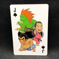 Blanka Street Fighter 4 Playing Card spade J Limited Edition CAPCOM Japanese - Image 1