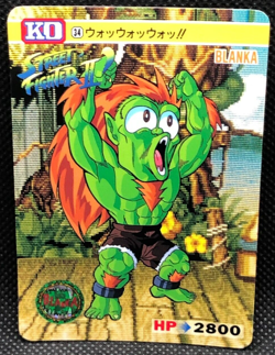 Blanka Street Fighter Ⅱ Capcom Bandai TCG Card 1992 No.34 Rare Japan F/S74 - Image 1