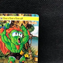 Blanka Street Fighter Ⅱ Capcom Bandai TCG Card 1992 No.34 Rare Japan F/S74 - Image 4