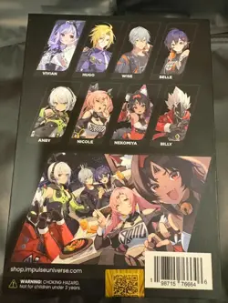 Zenless Zone Zero SILVER Nekomiya Mana Metal Card ZZZ Anime Impulse 2025 Zenless - Image 4