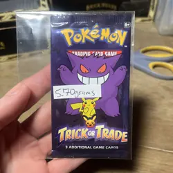 2022, Pokemon, Trick Or Trade, Halloween 3 Card Pack 5.70 Grams - Image 1