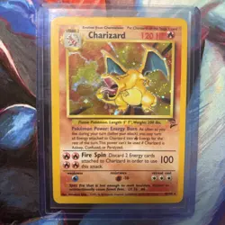 2000 POKEMON GAME BASE II 4 CHARIZARD-HOLO Raw Card - Image 1