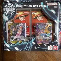 (6) One Piece Card Game Illustration Box (3) Vol 5 & (3) Vol 6 - 24 Total Packs - Image 2