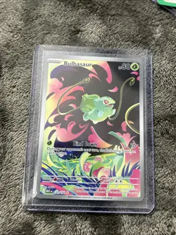 Pokemon TCG Bulbasaur Card 133/132 IR Mega Evolutions Near Mint Holo - Image 1
