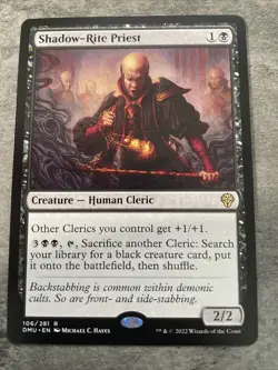 SHADOW-RITE PRIEST Dominaria United MTG NM - Image 1