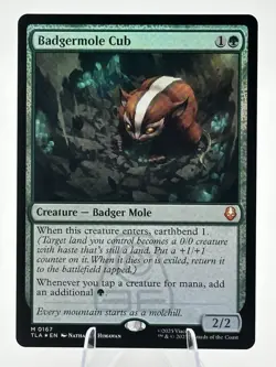 Badgermole Cub MTG Magic The Gathering Avatar (0167) NM - Image 1