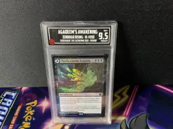 TCCG 9.5 Mint Agadeem’s Awakening Mtg Foil Zendikar Rising Russian - Image 1