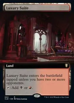 Luxury Suite (Extended Art) [Commander Legends: Battle for Baldur's Gate] Foil - Image 1