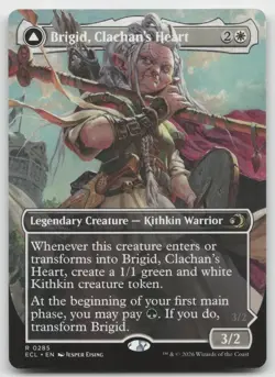 Brigid, Clachan's Heart Borderless NM Lorwyn Eclipsed MTG Magic the Gathering - Image 1
