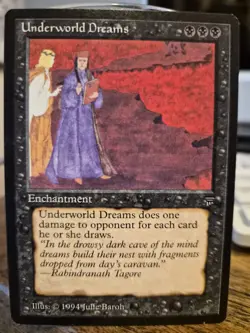 Wizards Underworld Dreams Legends Enchantment Uncommon Black Magic the Gathering - Image 1