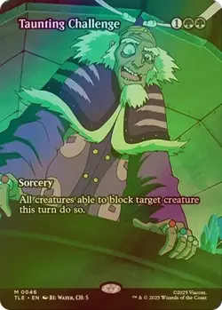 Taunting Challenge (Borderless) 0046 - Avatar: The Last Airbender Foil - Image 1