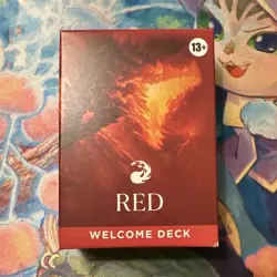 Wizards of the Coast Magic: The Gathering Welcome Deck RED Factory Sealed - Image 1
