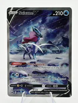 Suicune V Crown Zenith GG38/GG70 Full Art Ultra Rare Pokemon Card - Image 1