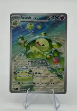 Pokemon TCG Reuniclus 171/162 Temporal Forces Illustration Rare - Image 1