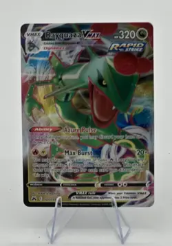 Pokemon TCG Rayquaza VMAX Crown Zenith 101/159 Ultra Rare-NM - Image 1