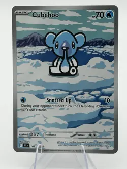 CUBCHOO 109/086 ILLUSTRATION RARE BLACK BOLT POKEMON - Image 1