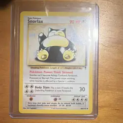 Pokemon Snorlax 90 HP Rare Card Legendary Collection 64/110 English - Image 1
