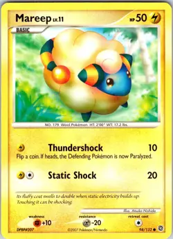 Mareep 94/132 Secret Wonders Pokemon TCG LP Normal - Image 1