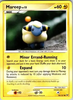 Mareep 82/127 Platinum Pokemon TCG LP Normal - Image 1