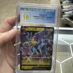 Raikou V Pokemon (2022) JPN Vstar Universe 38/172. Graded CGC Pristine 10 Slab. - Image 3