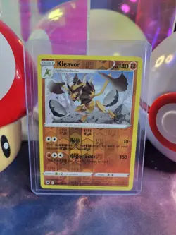 Kleavor 85/189 Pokemon TCG SW&SH Astral Radiance Reverse Holo Rare NM - Image 1