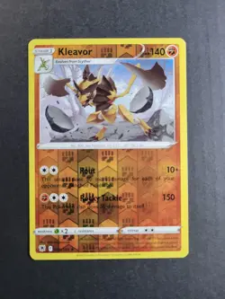 Kleavor 85/189 Pokemon TCG SW&SH Astral Radiance Reverse Holo Rare NM - Image 2
