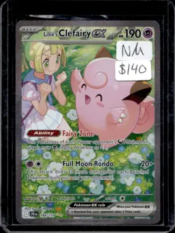 2025 Pokemon Journey Together Lillie's Clefairy ex #184/159 - Image 1