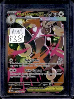 2025 Pokemon Phantasmal Flames Mega Lopunny ex Special Illustration Rare 128/094 - Image 1