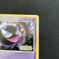 Pokemon- Gastly 52/92 EX Legend Maker Stamped Reverse Holo With Swirl NM - Image 3