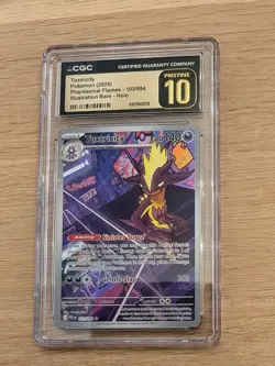 Pokemon Toxtricity Phantasmal Flames 103/094 CGC PRISTINE 10 Illustration Rare - Image 1