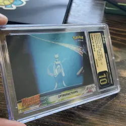 Pop 1 Mewtwo Black Label Cgc 10 Pristine Introductions Pokemon Topps First Movie - Image 4