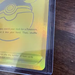 Pokemon TCG Celebrations Poke Ball Trainer SWSH146 Promo Full Art Gold - Image 3