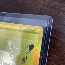 Pokemon TCG Celebrations Poke Ball Trainer SWSH146 Promo Full Art Gold - Image 4