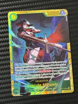 The Azure Sea's Seven #OP14-119 Dracule Mihawk One Piece Card - Image 1