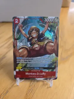 Monkey.D.Luffy (Alternate Art) OP06-013 Wings of the Captain Foil + 3 random SRs - Image 1