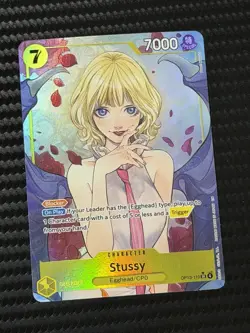 Stussy OP13-110 SR Alternative Art Carrying On His Will One Piece TCG - Image 1
