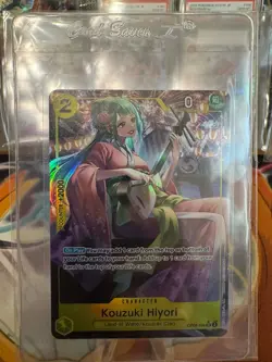 One Piece One Piece Kouzuki Hiyori Alt Art SR Wings of the Captain #OP06-106 NM - Image 1